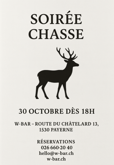 Soirée chasse 2025-2026 Soirée chasse 2025-2026