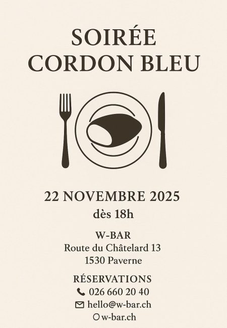 Soirée cordon bleu 2025-2026 Soirée cordon bleu 2025-2026